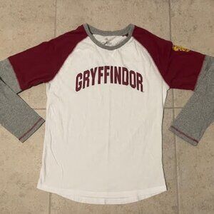 Harry Potter Studios London Gryffindor Long Sleeve Tshirt Kids XL Womens S NWOT